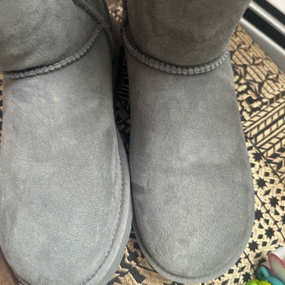 UGG Grey Suede Boots - Picture 3 of 10